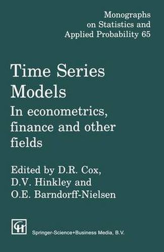 Cover image for Time Series Models: In econometrics, finance and other fields