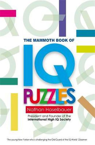 Cover image for The Mammoth Book of New IQ Puzzles