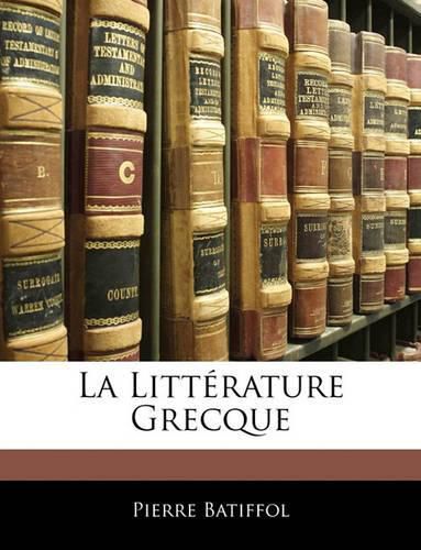 Cover image for La Littrature Grecque