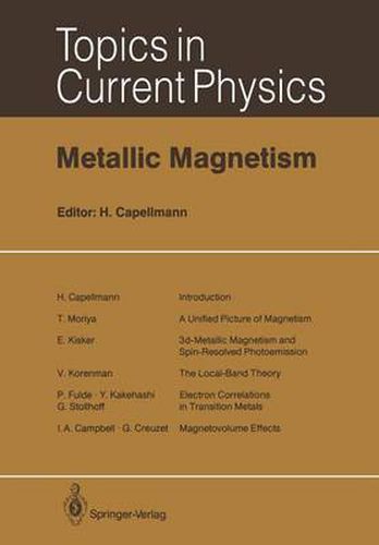 Cover image for Metallic Magnetism