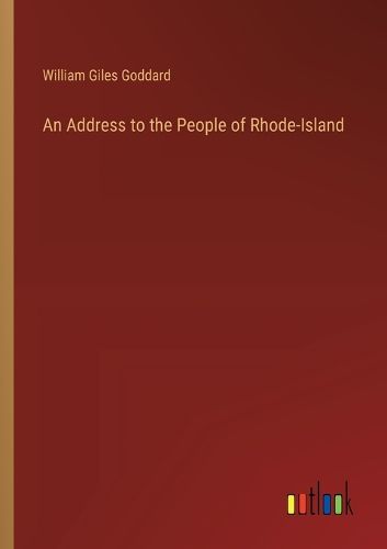 An Address to the People of Rhode-Island