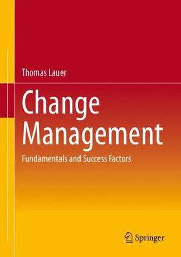 Cover image for Change Management: Fundamentals and Success Factors