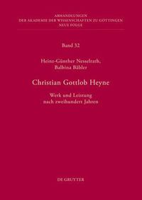 Cover image for Christian Gottlob Heyne: Werk Und Leistung Nach Zweihundert Jahren