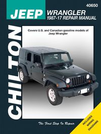 Cover image for Jeep Wrangler ('87-'17) (Chilton)