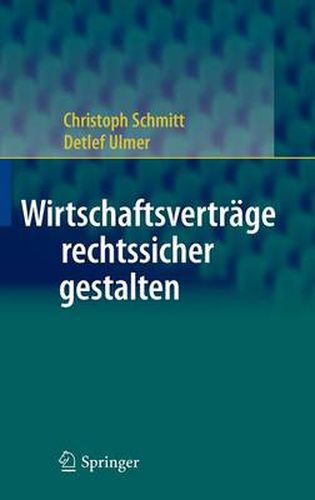 Cover image for Wirtschaftsvertrage rechtssicher gestalten