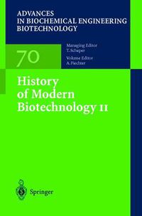 Cover image for History of Modern Biotechnology II