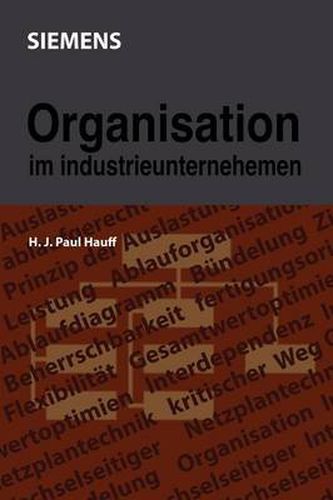 Cover image for Organisation Im Industrieunternehmen