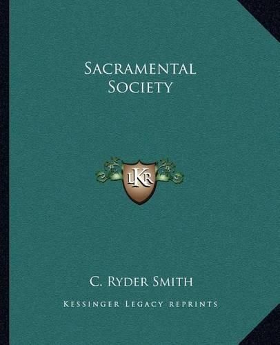 Cover image for Sacramental Society