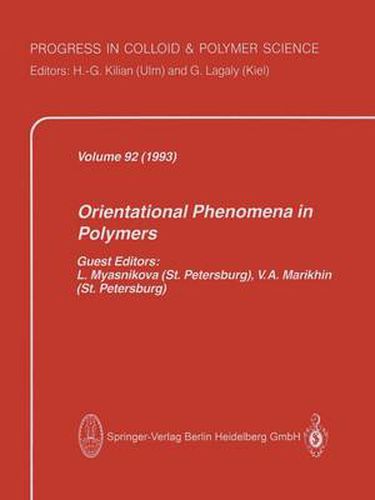 Cover image for Orientational Phenomena in Polymers