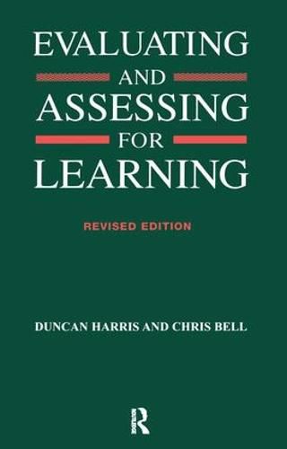 Cover image for Evaluating and Assessing for Learning