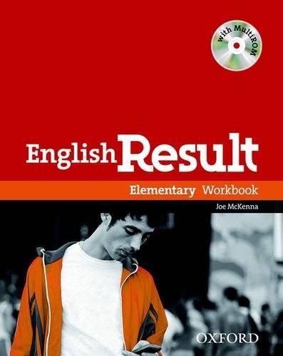 English Result Elementary: Workbook with Answer Booklet and MultiROM Pack: General English Four-skills Course for Adults