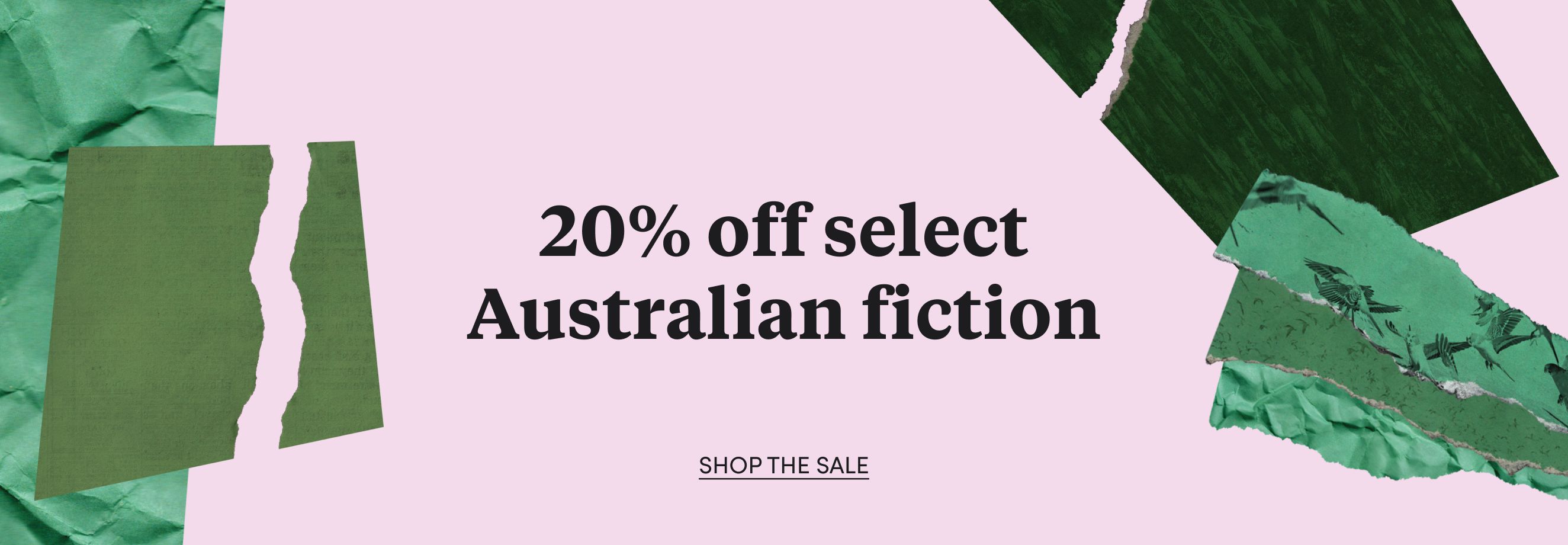 20% off Select Australian Fiction