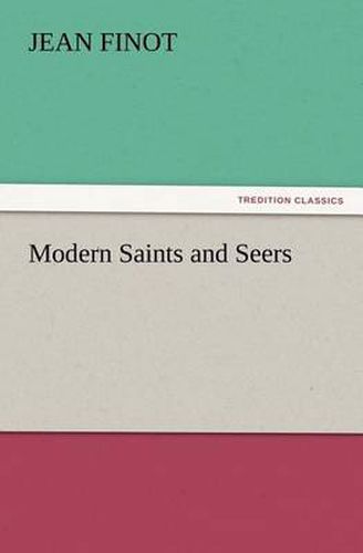 Cover image for Modern Saints and Seers