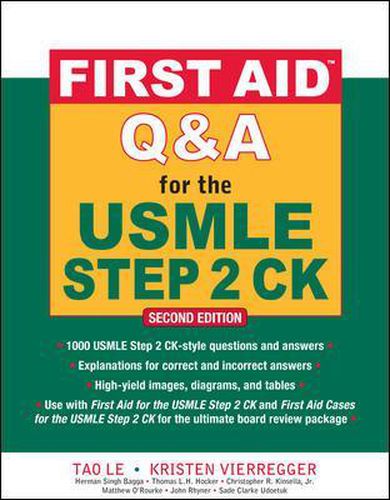 Cover image for First Aid Q&A for the USMLE Step 2 CK, Second Edition