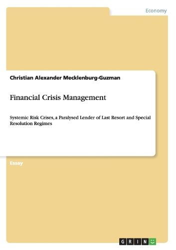 Cover image for Financial Crisis Management