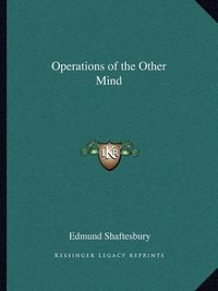 Cover image for Operations of the Other Mind