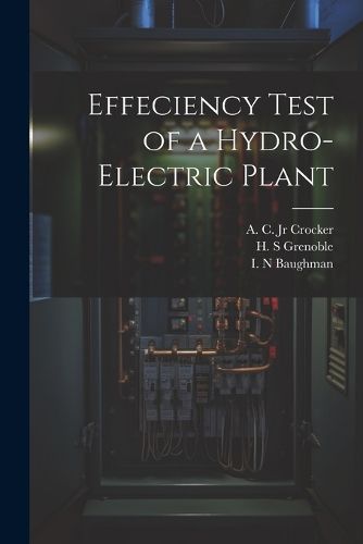 Cover image for Effeciency Test of a Hydro-electric Plant