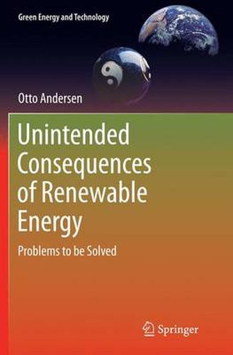 Cover image for Unintended Consequences of Renewable Energy: Problems to be Solved