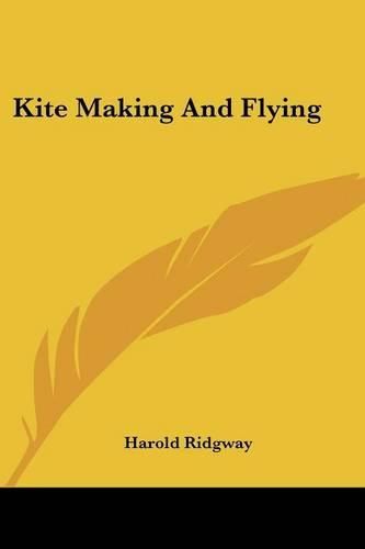 Cover image for Kite Making and Flying