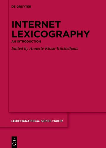 Cover image for Internet Lexicography