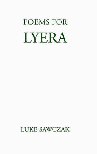 Cover image for Poems for Lyera