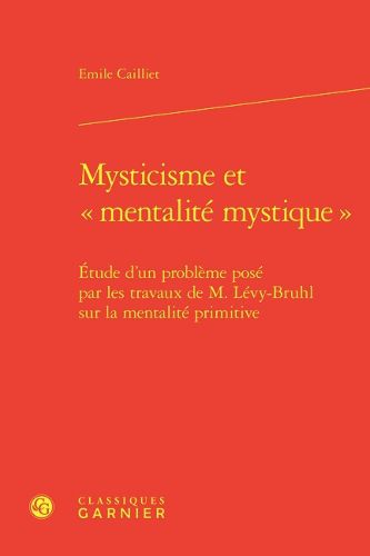 Cover image for Mysticisme Et Mentalite Mystique