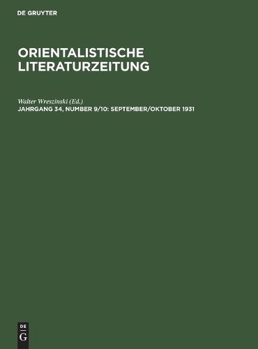 Cover image for September/Oktober 1931