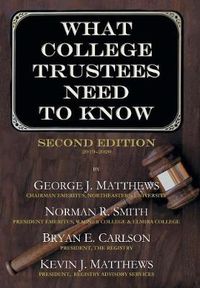 Cover image for What College Trustees Need to Know