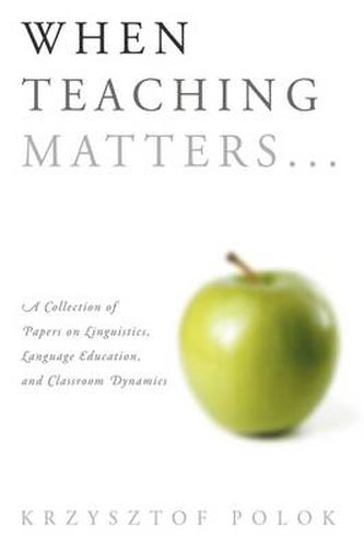 Cover image for When Teaching Matters...