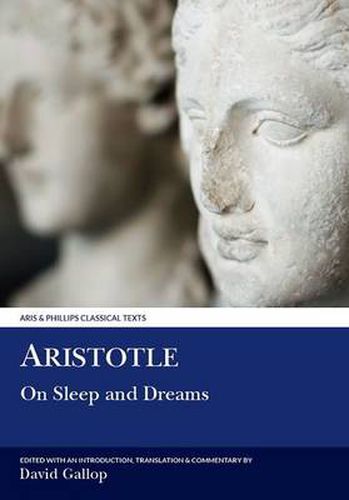 Cover image for Aristotle: On Sleep and Dreams