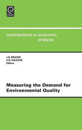 Cover image for Measuring the Demand for Environmental Quality: Open Workshop : Revised Papers