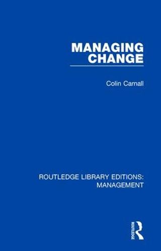 Cover image for Managing Change