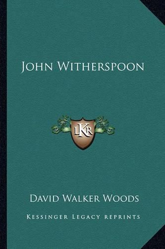 Cover image for John Witherspoon