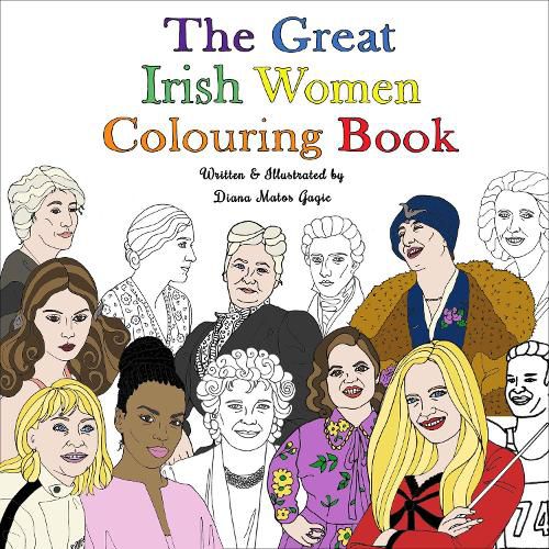 Cover image for The Great Irish Women Colouring Book