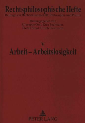 Cover image for Arbeit - Arbeitslosigkeit