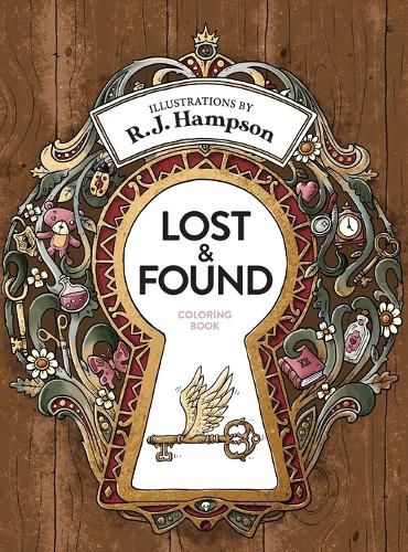Cover image for Lost & Found Coloring Book