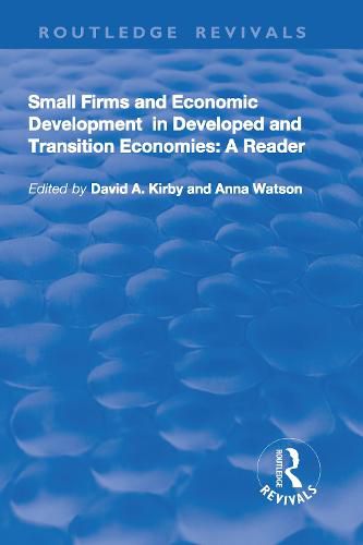 Cover image for Small Firms and Economic Development in Developed and Transition Economies: A Reader