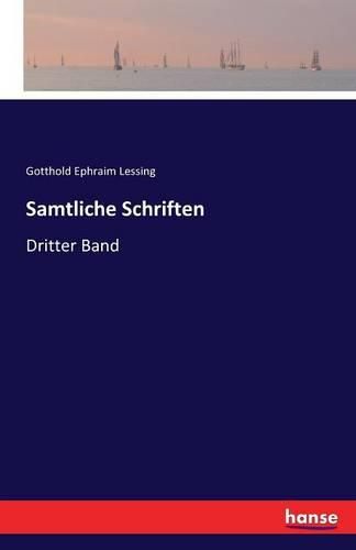Cover image for Samtliche Schriften: Dritter Band