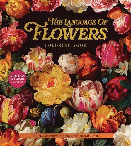 Cover image for The Language of Flowers Coloring Book