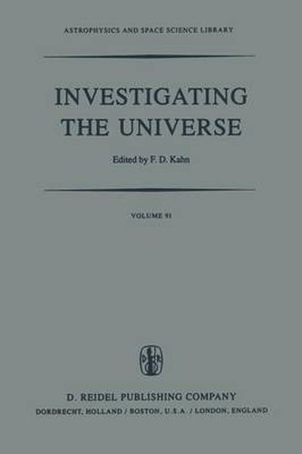 Cover image for Investigating the Universe: Papers presented to Zden?k Kopal on the occasion of his retirement, September 1981