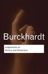 Cover image for Judgements on History and Historians