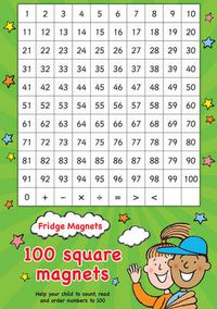 Cover image for Fridge Magnets - 100 Square Maths Magnets