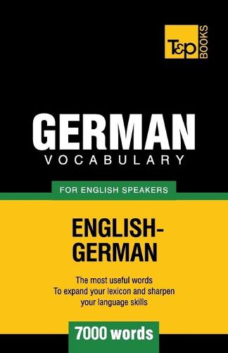 Cover image for German vocabulary for English speakers - 7000 words