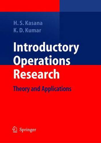 Cover image for Introductory Operations Research: Theory and Applications