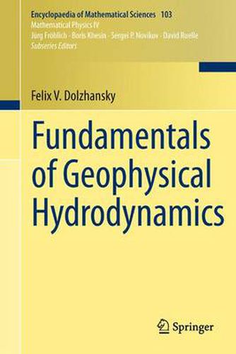 Cover image for Fundamentals of Geophysical Hydrodynamics