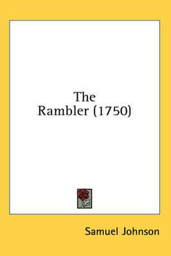 Cover image for The Rambler (1750)