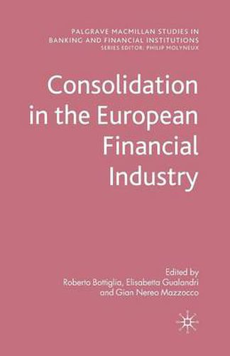 Cover image for Consolidation in the European Financial Industry