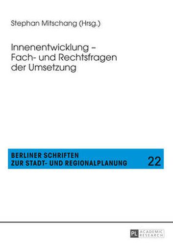 Cover image for Innenentwicklung - Fach- Und Rechtsfragen Der Umsetzung