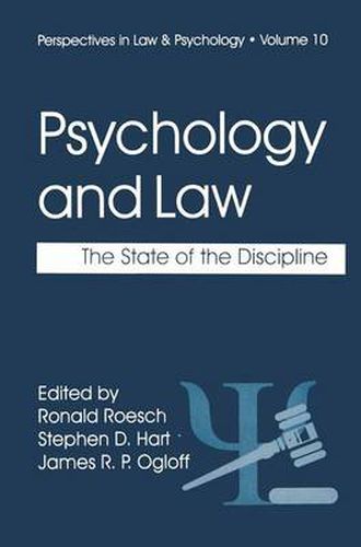 Psychology and Law: The State of the Discipline