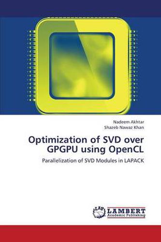 Cover image for Optimization of SVD over GPGPU using OpenCL